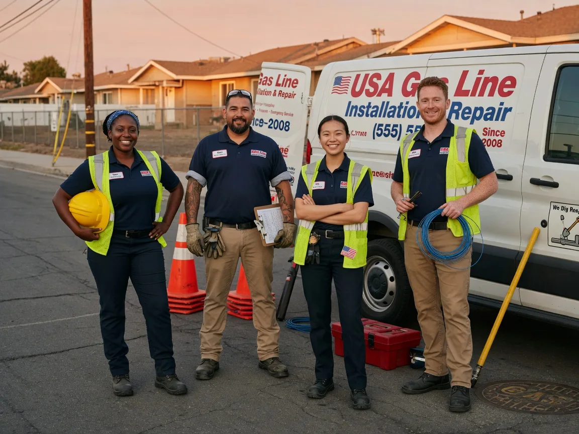 Gas Line Installation company in Victoria, MN